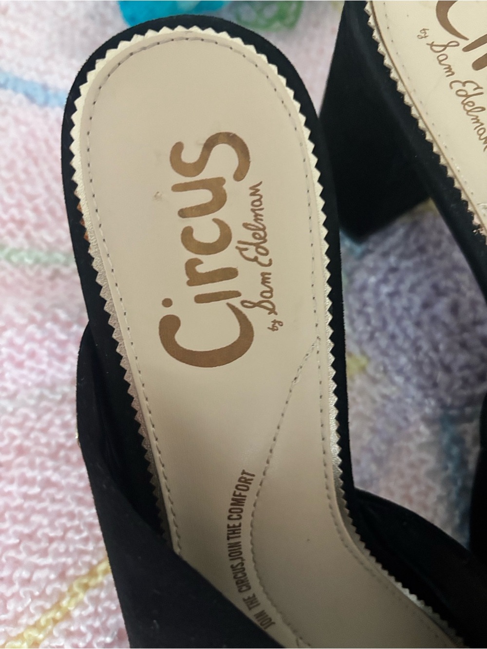 sam edelman suzanna open toe block heel mules - Picture 3 of 5